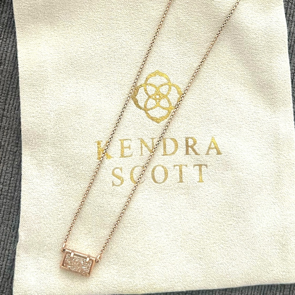 Kendra Scott Rose Gold Necklace